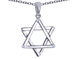 Tommaso Design™ Genuine Jewish Star of David Pendant by Devorah.
