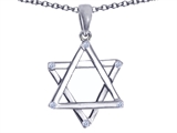Tommaso Design™ Genuine Jewish Star of David Pendant by Devorah.