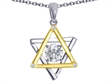 Tommaso Design™ Genuine Jewish Star of David Pendant by Devorah.