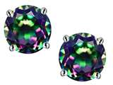 Original Star K™ Round 7mm Mystic Topaz Earring Studs