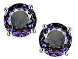 Original Star K™ Round 7mm Simulated Alexandrite Earring Studs