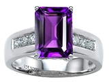 Original Star K™ Classic Octagon Emerald Cut 9x7 Engagement Ring With Genuine Amethyst