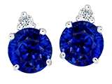 Original Star K™ Round 7mm Created Sapphire Earring Studs