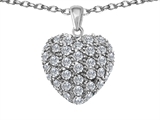 Original Star K™ Puffed Heart Love Pendant with Cubic Zirconia