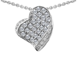 Original Star K™ Heart Shape Love Pendant With Round Cubic Zirconia