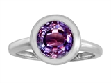 Original Star K™ 8mm Round Solitaire Engagement Ring With Simulated Alexandrite