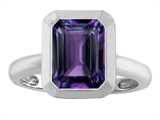 Original Star K™ 9x7mm Emerald Cut Octagon Solitaire Engagement Ring With Simulated Alexandrite