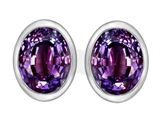 Original Star K™ 8x6mm Oval Simulated Alexandrite Earring Studs