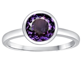 Tommaso Design™ 7mm Round Simulated Alexandrite Engagement Solitaire Ring