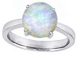 Original Star K™ Large Solitaire Big Stone Ring with 10mm Round Created Opal