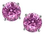 Original Star K™ Round 7mm Simulated Pink Morganite Earring Studs