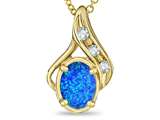Blue Created Opal