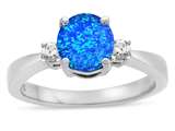 Blue Created Opal
