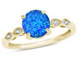 Blue Created Opal