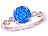 Blue Created Opal