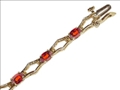 Tommaso Design™ Genuine Garnet Bracelet