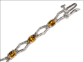 Tommaso Design™ Genuine Citrine Bracelet