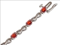 Tommaso Design™ Genuine Garnet Bracelet