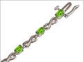 Tommaso Design™ Genuine Peridot Bracelet