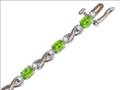 Tommaso Design™ Genuine Peridot Bracelet