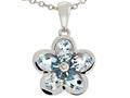 Genuine Pear Shape Aquamarine Pendant