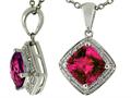 Genuine Rhodolite Pendant