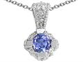 Genuine Purple Sapphire Pendant