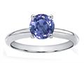 Tommaso Design™ Round 5mm Genuine Tanzanite Solitaire Engagement Ring
