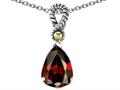 Genuine 11x8mm Garnet Pendant