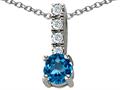 Original Star K™ Genuine Blue Topaz Pendant