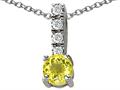 Original Star K™ Genuine Lemon Quartz Pendant