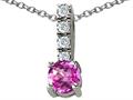 Original Star K™ Simulated Pink Topaz Pendant
