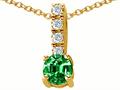 Original Star K™ Simulated Emerald Pendant