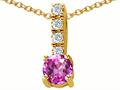 Original Star K™ Simulated Pink Topaz Pendant