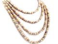 92 Inch Extra Long Genuine Multicolor Pearl Necklace