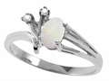 Tommaso Design™ Genuine Opal and Diamond Ring