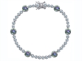 Original Star K™ Classic Round 6mm Genuine Mystic Topaz Tennis Bracelet