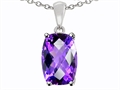 Tommaso Design™ Genuine Amethyst Pendant