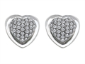 Original Star K™ Heart Shape Love Earrings with Cubic Zirconia
