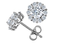 Original Star K™ Round Cubic Zirconia Earrings
