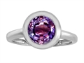 Original Star K™ 8mm Round Solitaire Engagement Ring With Simulated Alexandrite