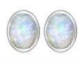 Original Star K™ 8x6mm Oval Created Opal Earring Studs