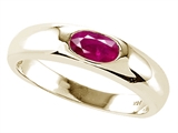 Tommaso Design™ Genuine Ruby Ring