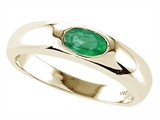 Tommaso Design™ Genuine Emerald Ring