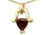 Tommaso Design™ Genuine Garnet Pendant
