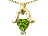 Tommaso Design™ Genuine Peridot Pendant