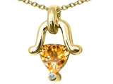 Tommaso Design™ Genuine Citrine Pendant