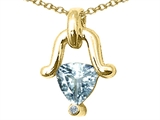 Tommaso Design™ Genuine Aquamarine Pendant