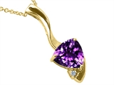 Tommaso Design™ Genuine Amethyst Pendant
