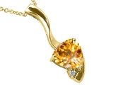 Tommaso Design™ Genuine Citrine Pendant